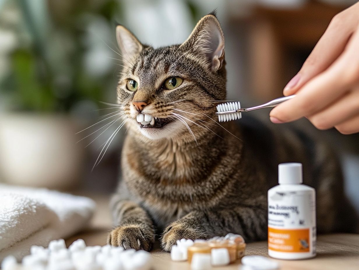 How often should I clean my cat's teeth?