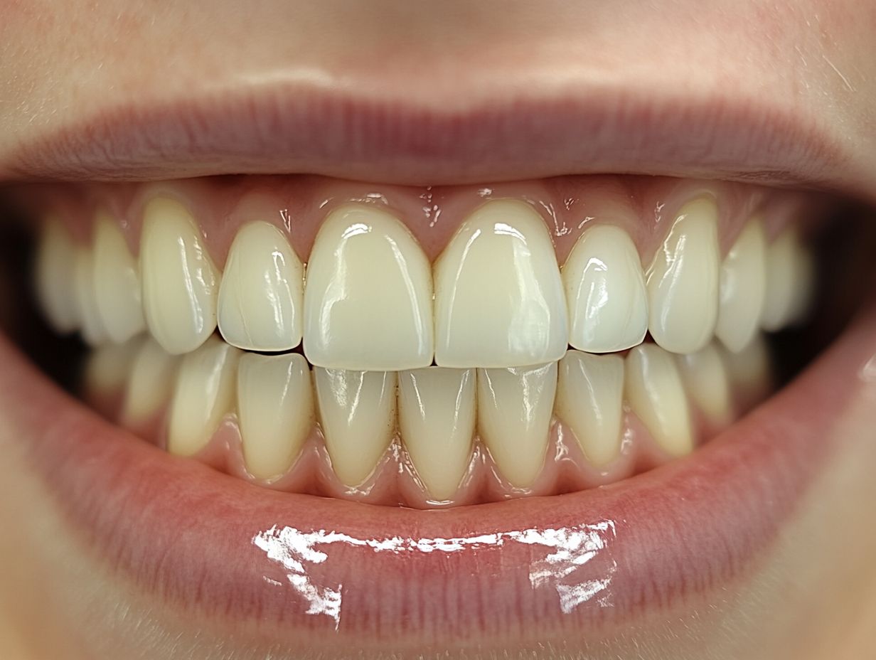 Why did my gums turn white from teeth whitening?