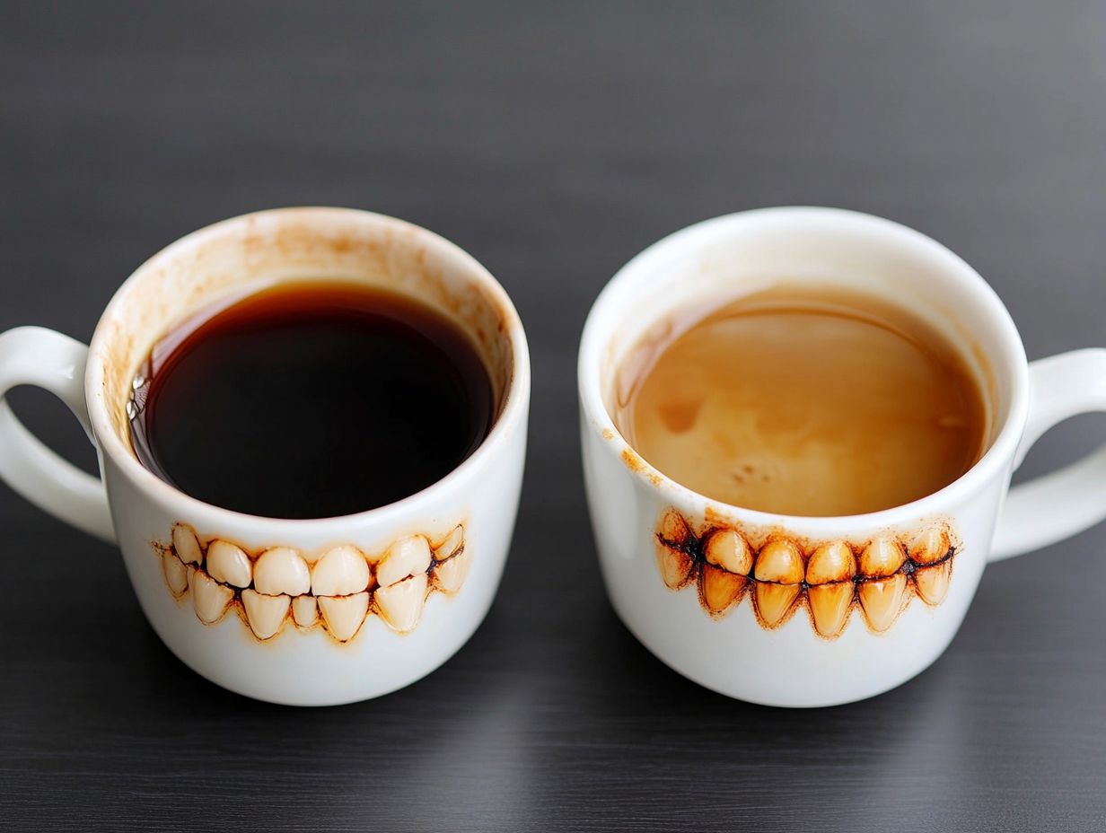 Does coffee or tea stain your teeth more?