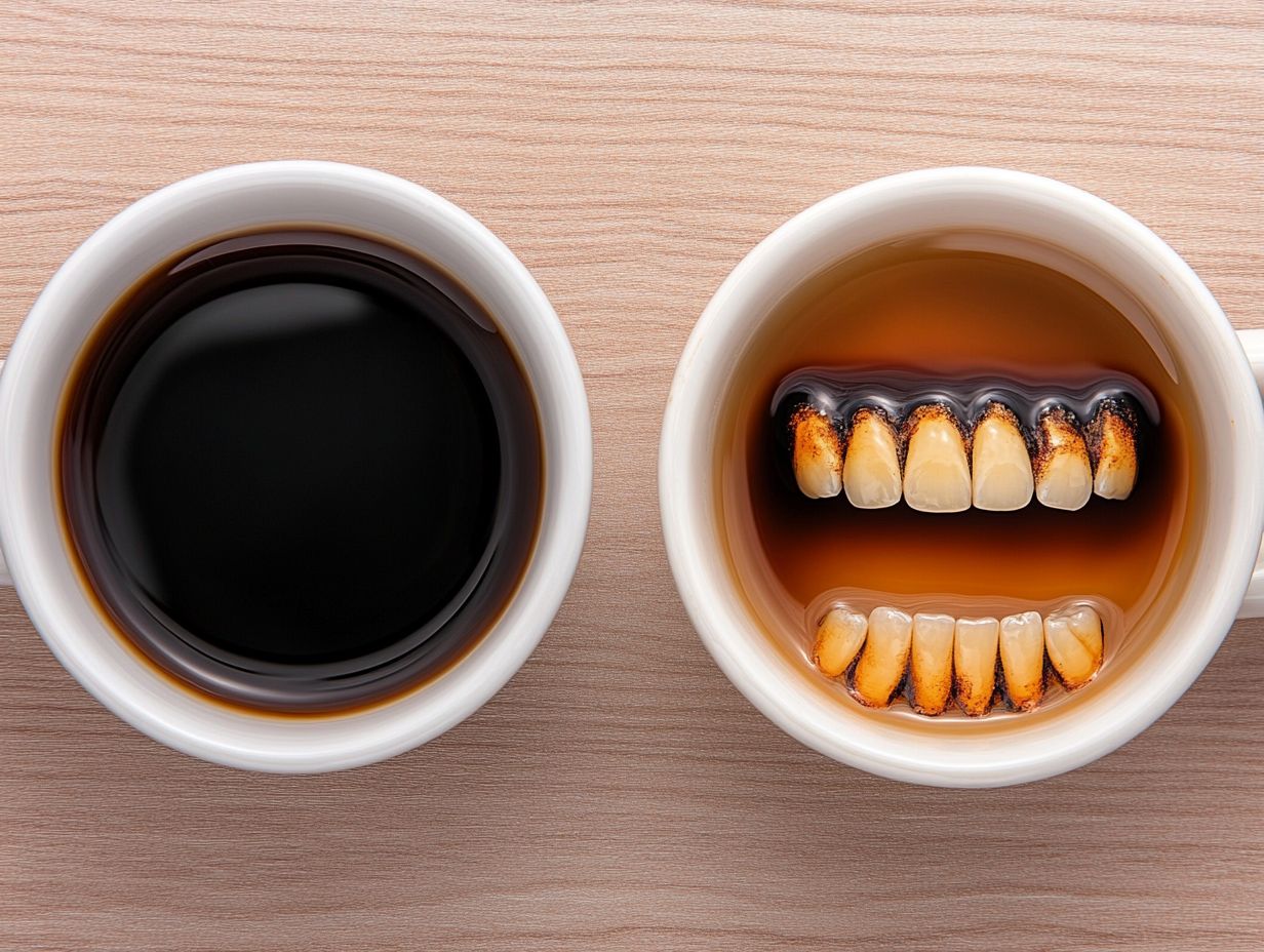 The Impact of Coffee and Tea on Teeth Staining