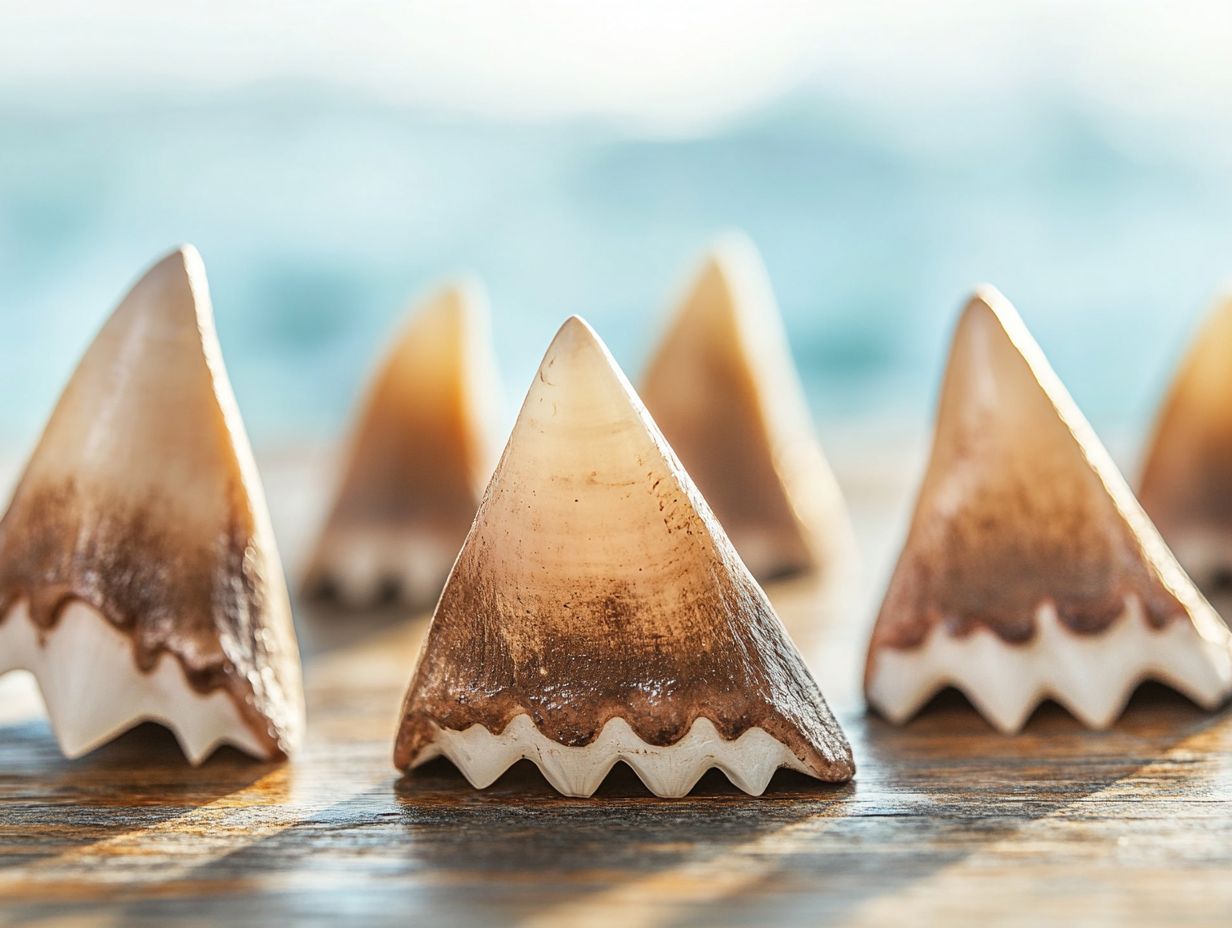 What are great white shark teeth?