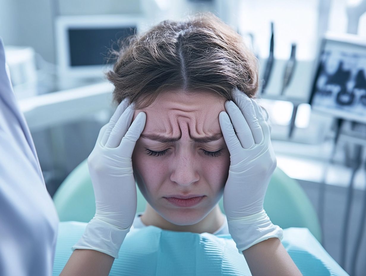 Why do I get a headache after teeth cleaning?