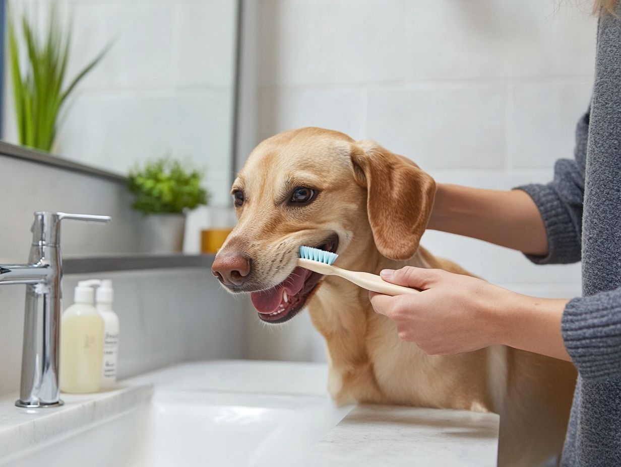 What are the benefits of cleaning my dog's teeth?